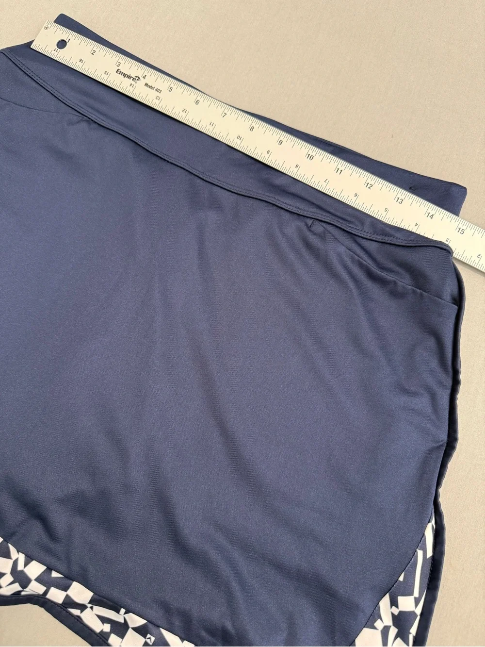 Callaway  Two-tone Geometric Blocked Golf Skort Small